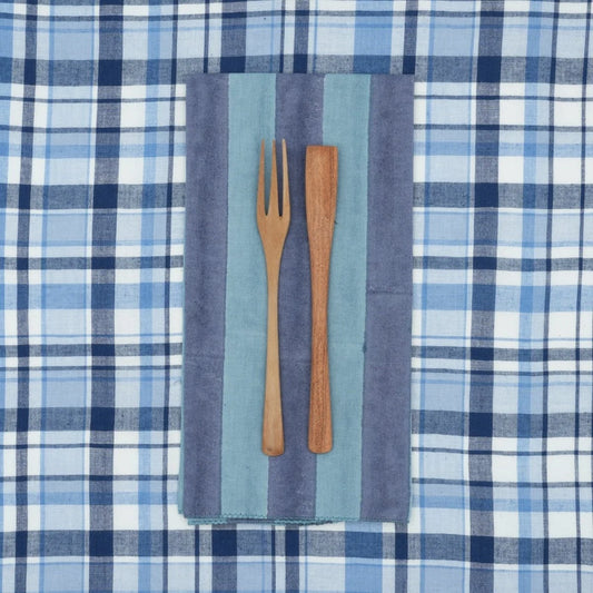 Suzette Will Moonlight upcycled cotton napkins, set of 4 – view 2