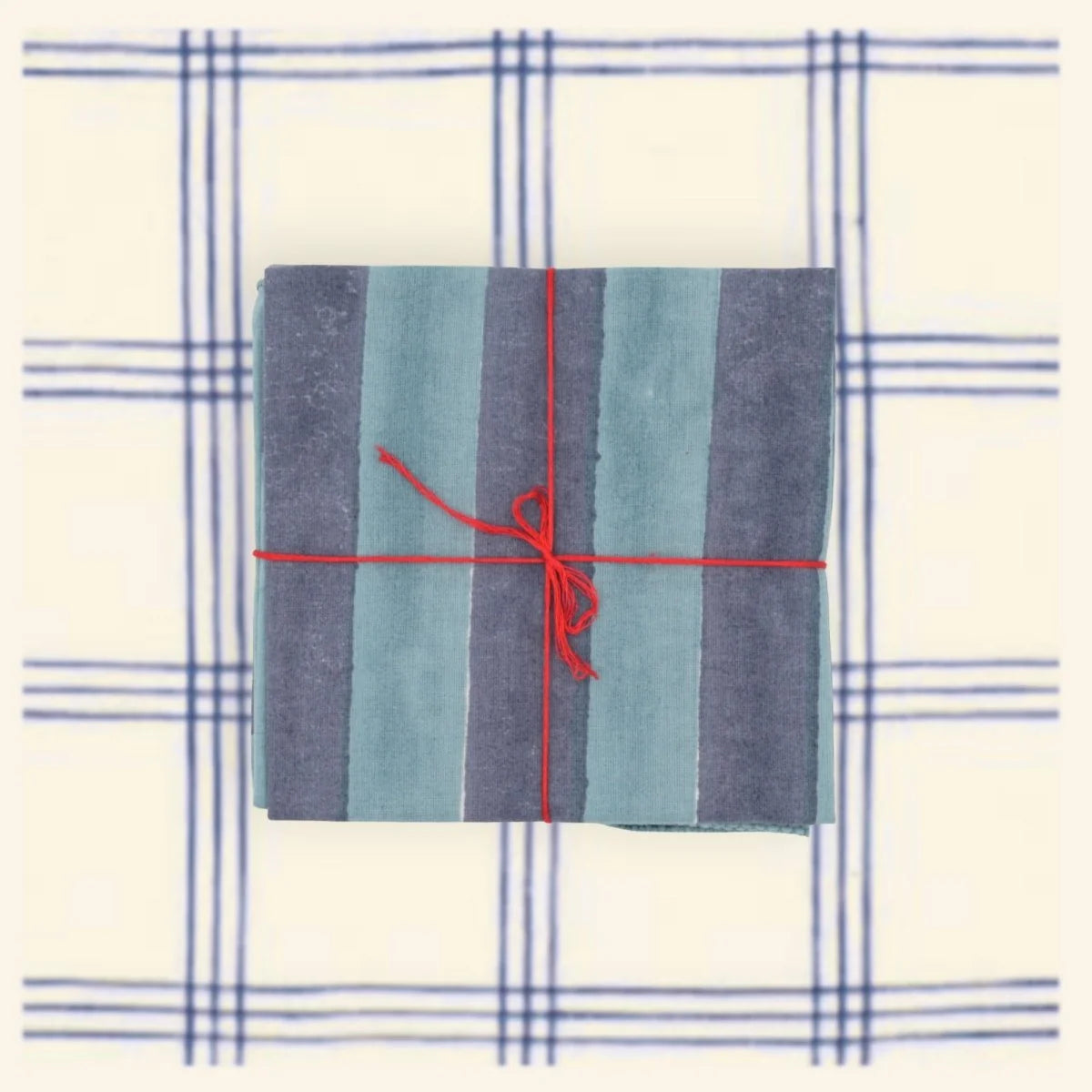 Suzette Will Moonlight upcycled cotton napkins, set of 4 – view 3