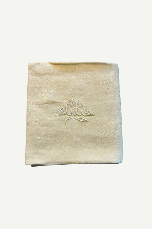 Vintage French Tablecloth No.2 - Butter Yellow